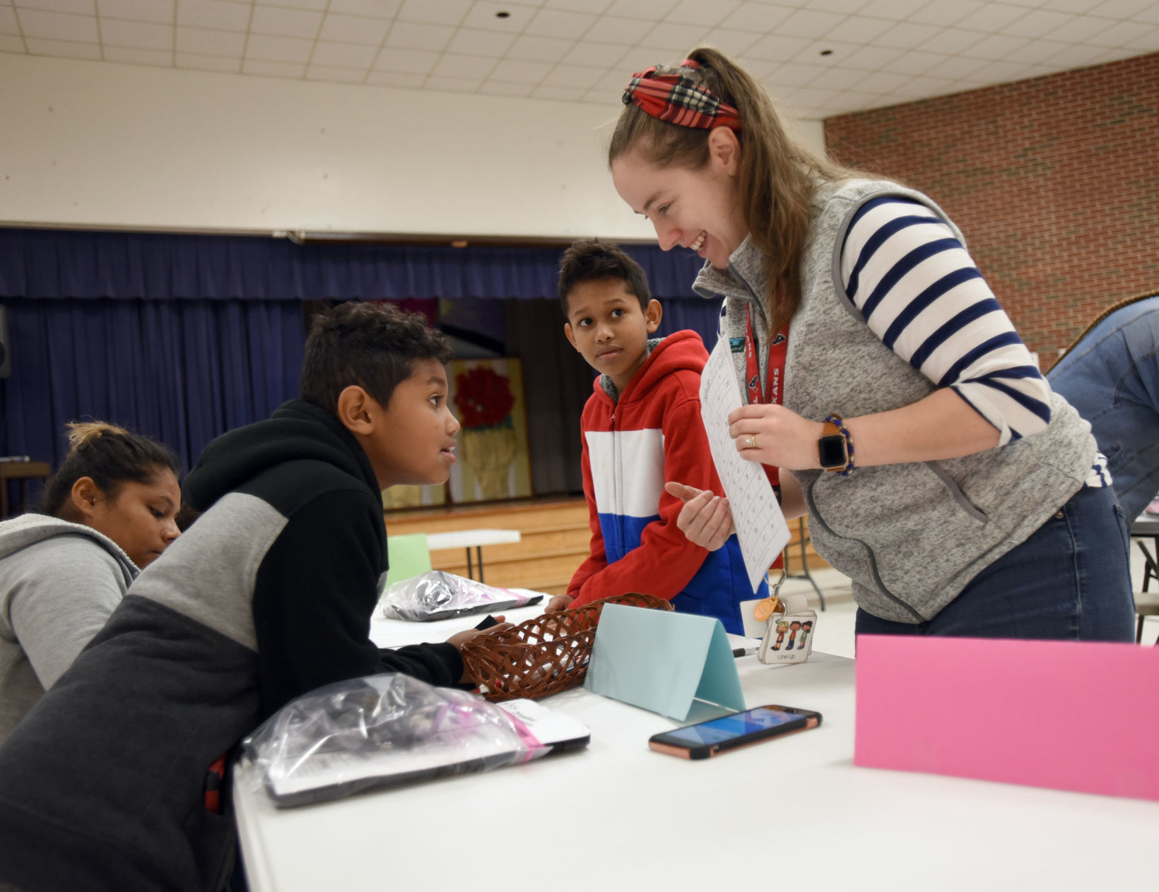 Griffith Elementary device pick-up
